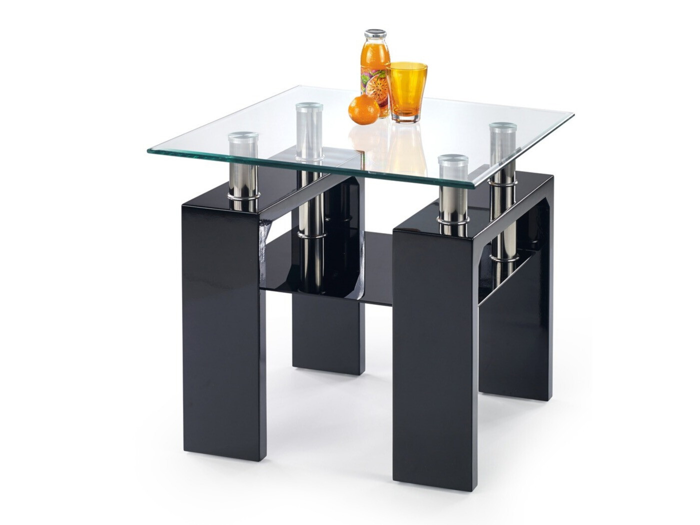 Klubska mizica Houston 546 (Sijaj črna)