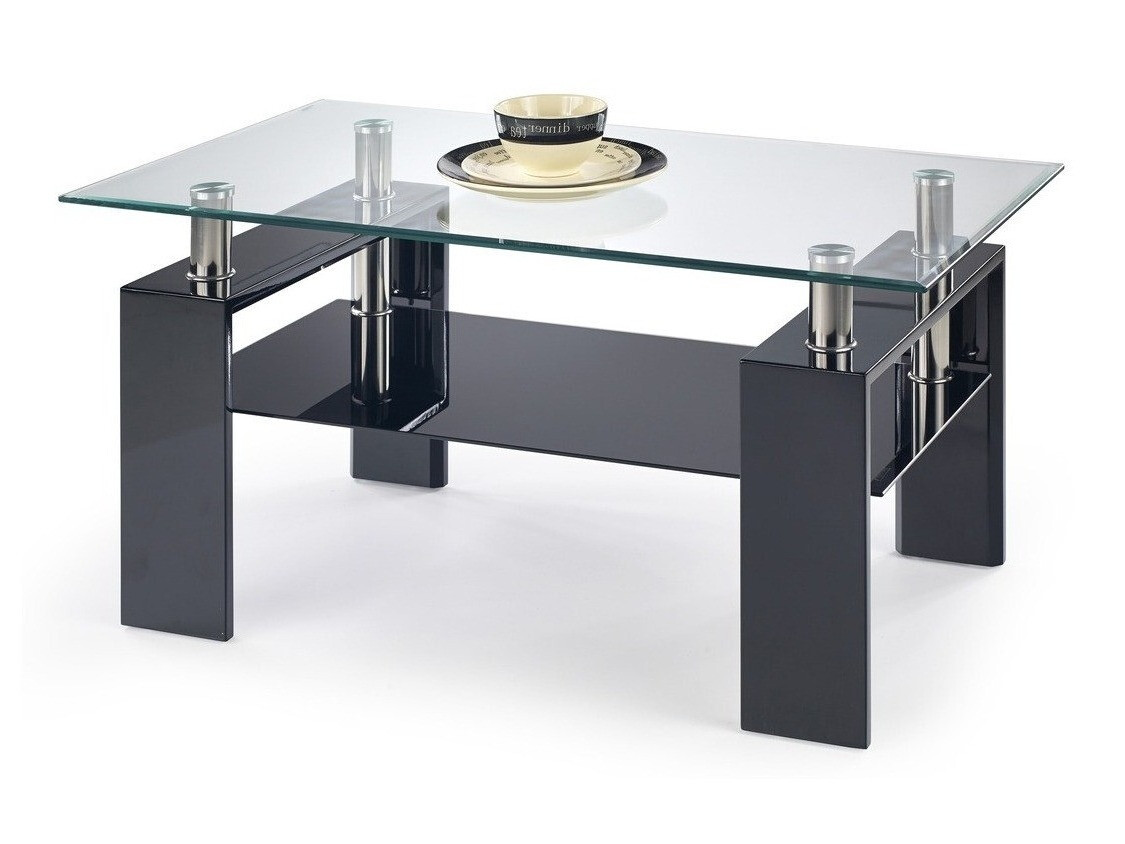 Klubska mizica Houston 547 (Sijaj črna)