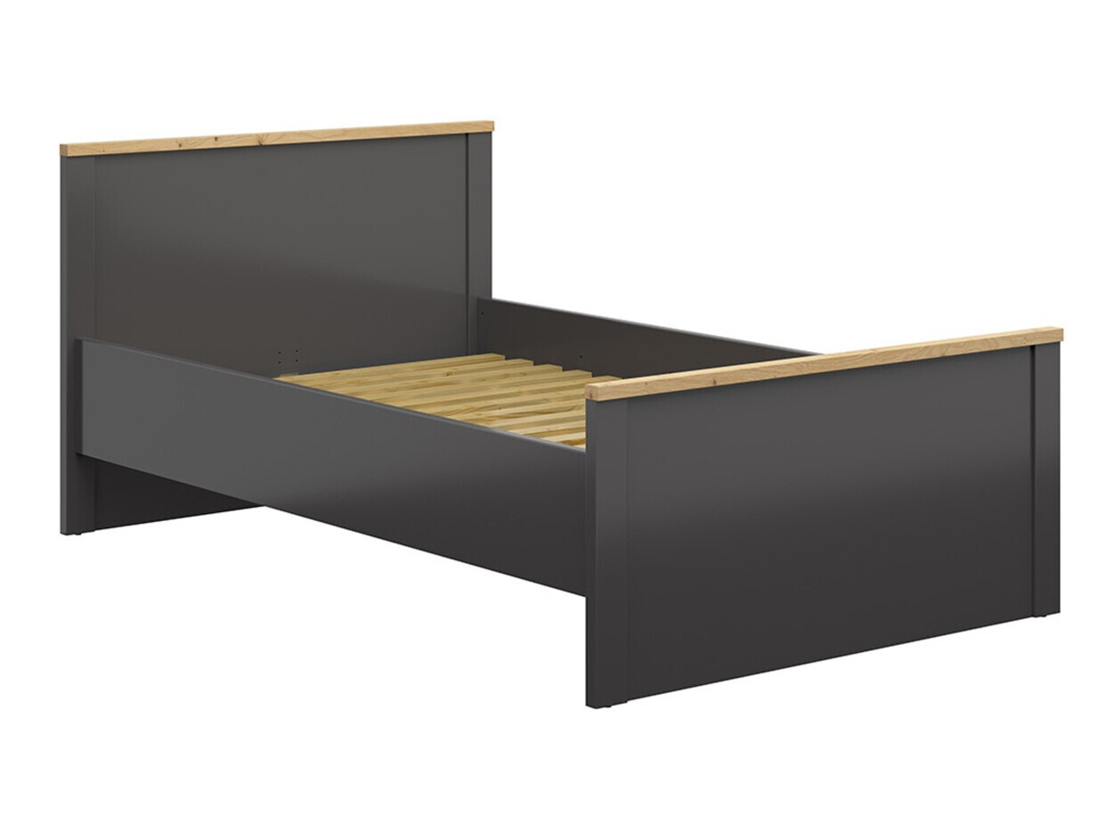 Postelja Sordoro 132 (Grafit + Artisan hrast)