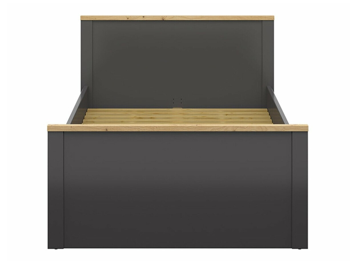 Postelja Sordoro 132 (Grafit + Artisan hrast)