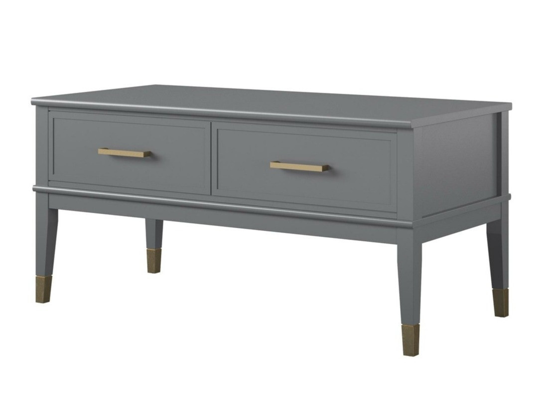 Raztegljiva klubska mizica CosmoLiving by Cosmopolitan Belromu 105 (Grafit)