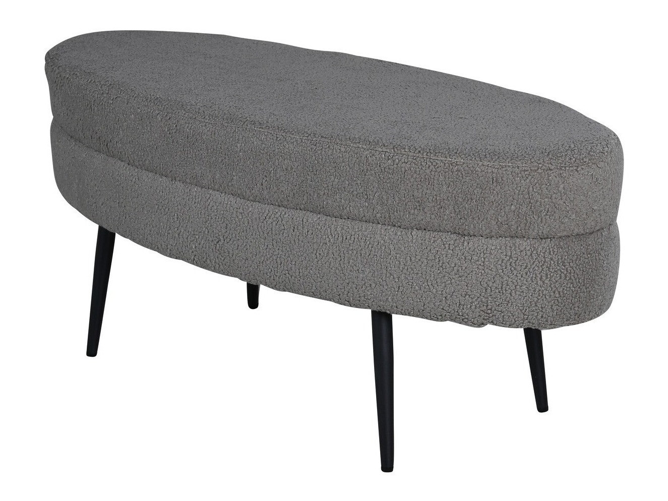 Klop z oblazinjenjem Dallas 2920 (Temno siva + Črna)