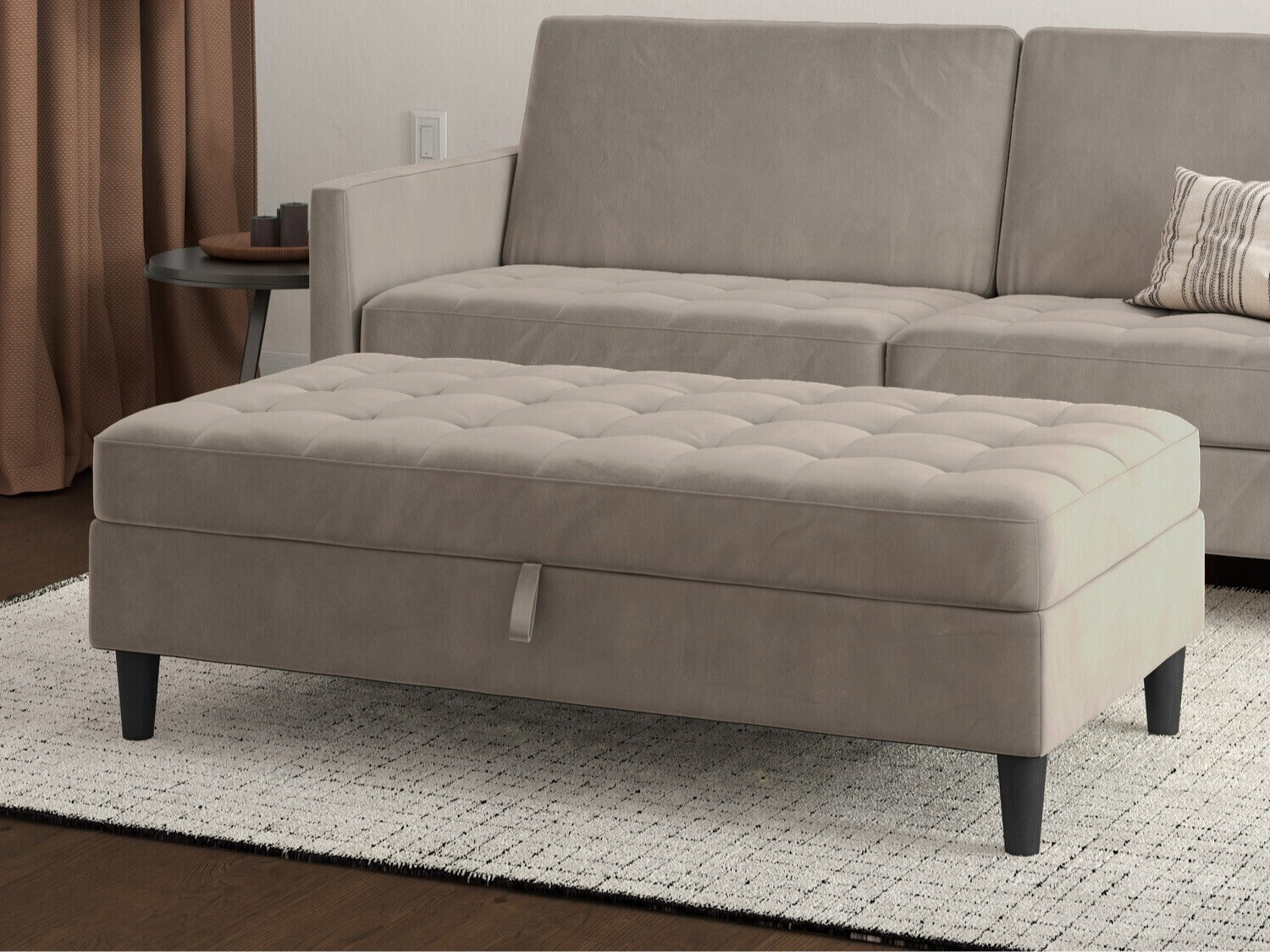 Klop z oblazinjenjem Tulsa 544 (Taupe)