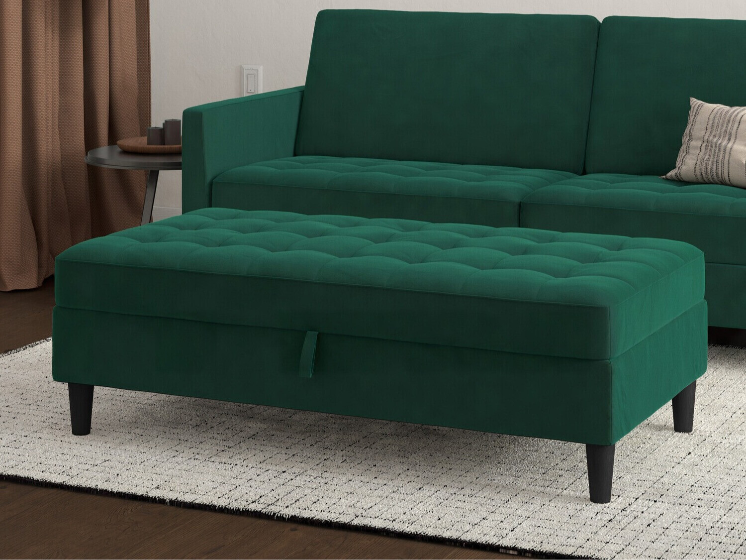 Klop z oblazinjenjem Tulsa 544 (Zelena)