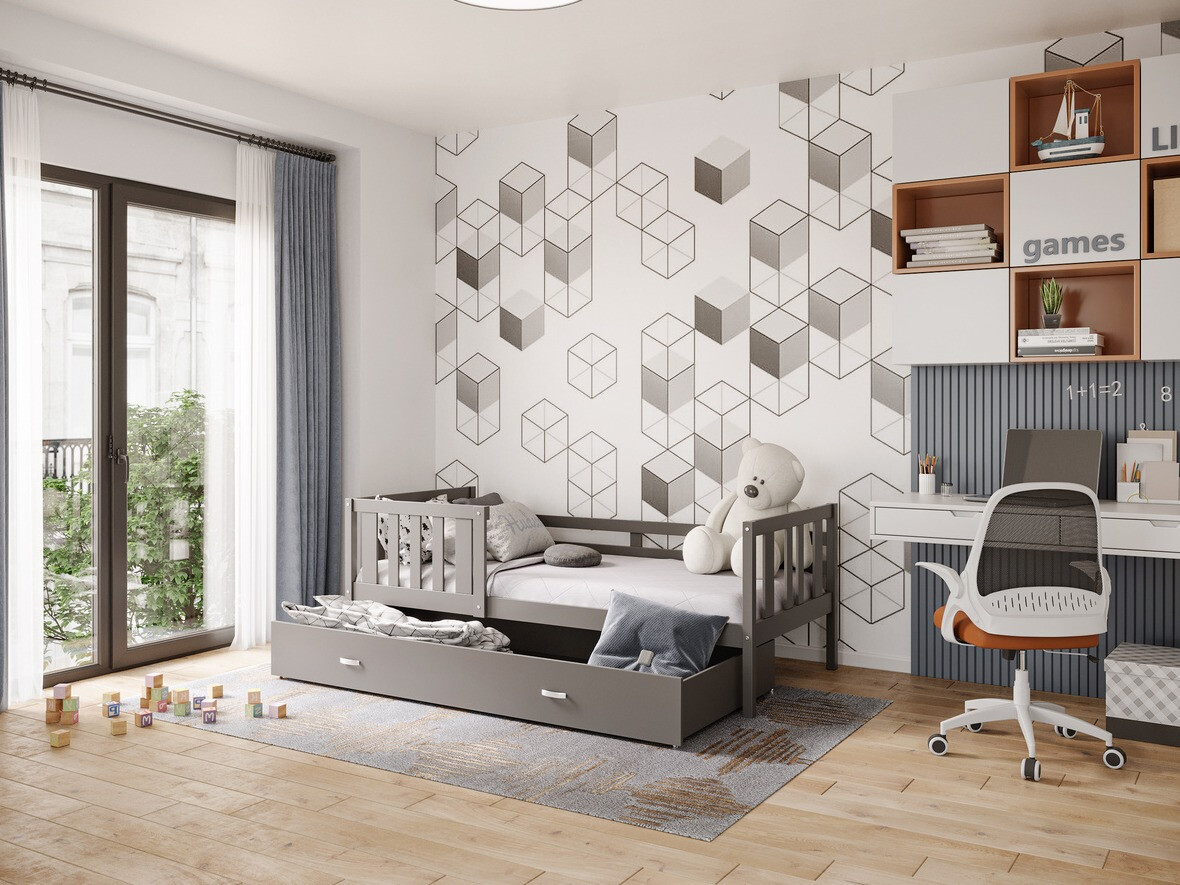 Postelja Aurora 149 (Siva)