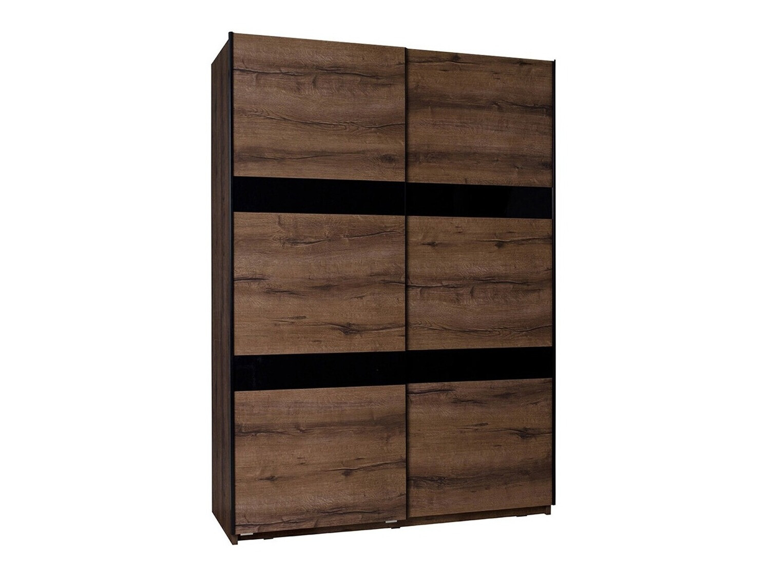 Garderobna omara Fivelbo 109 (Monastery hrast + Sijaj črna)