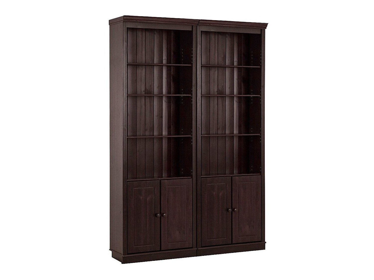 Komplet polic Saltoro 115 (Temno rjava)