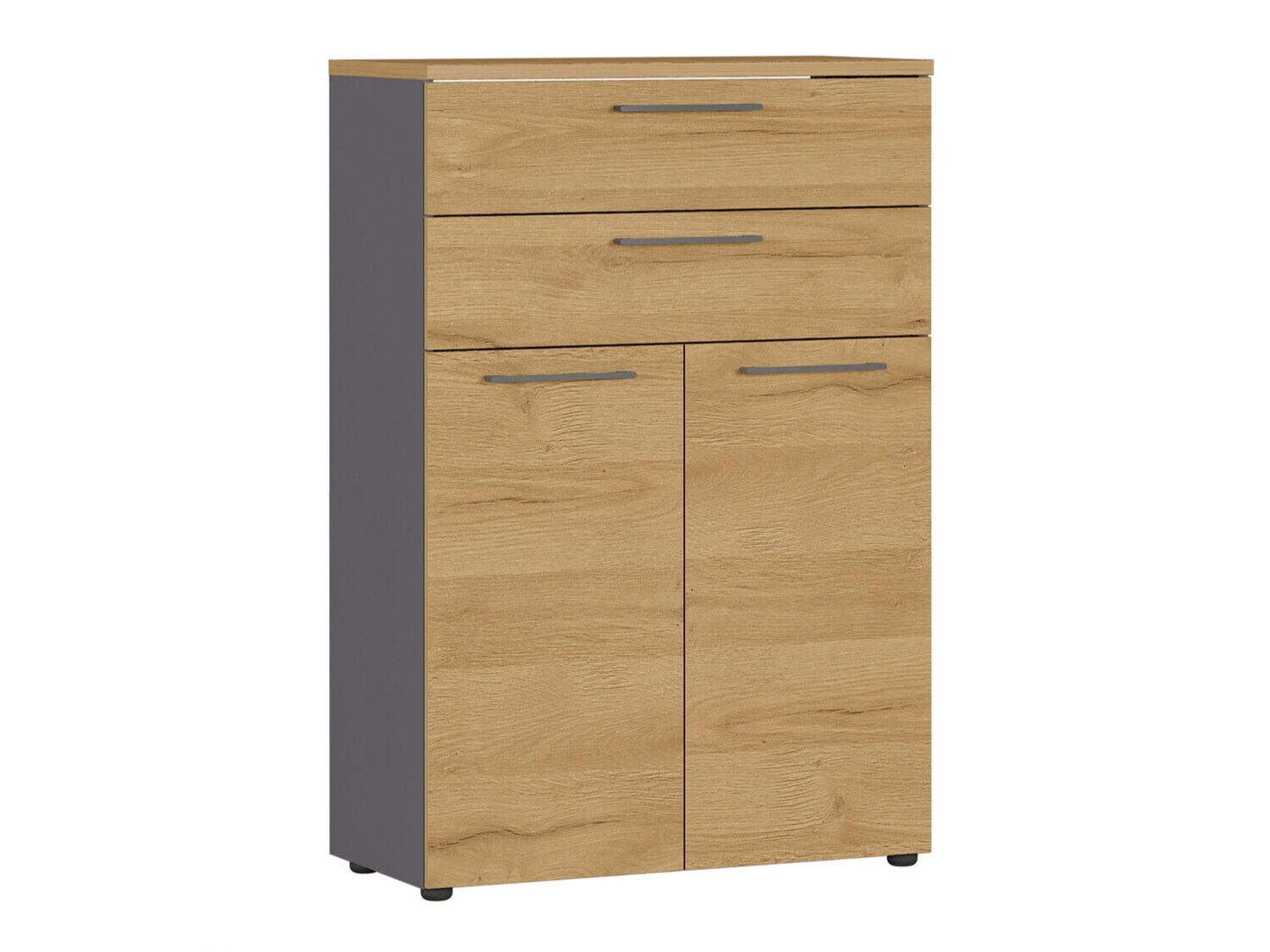 Komoda Eliromo 103 (Grafit + Hrast Grandson)