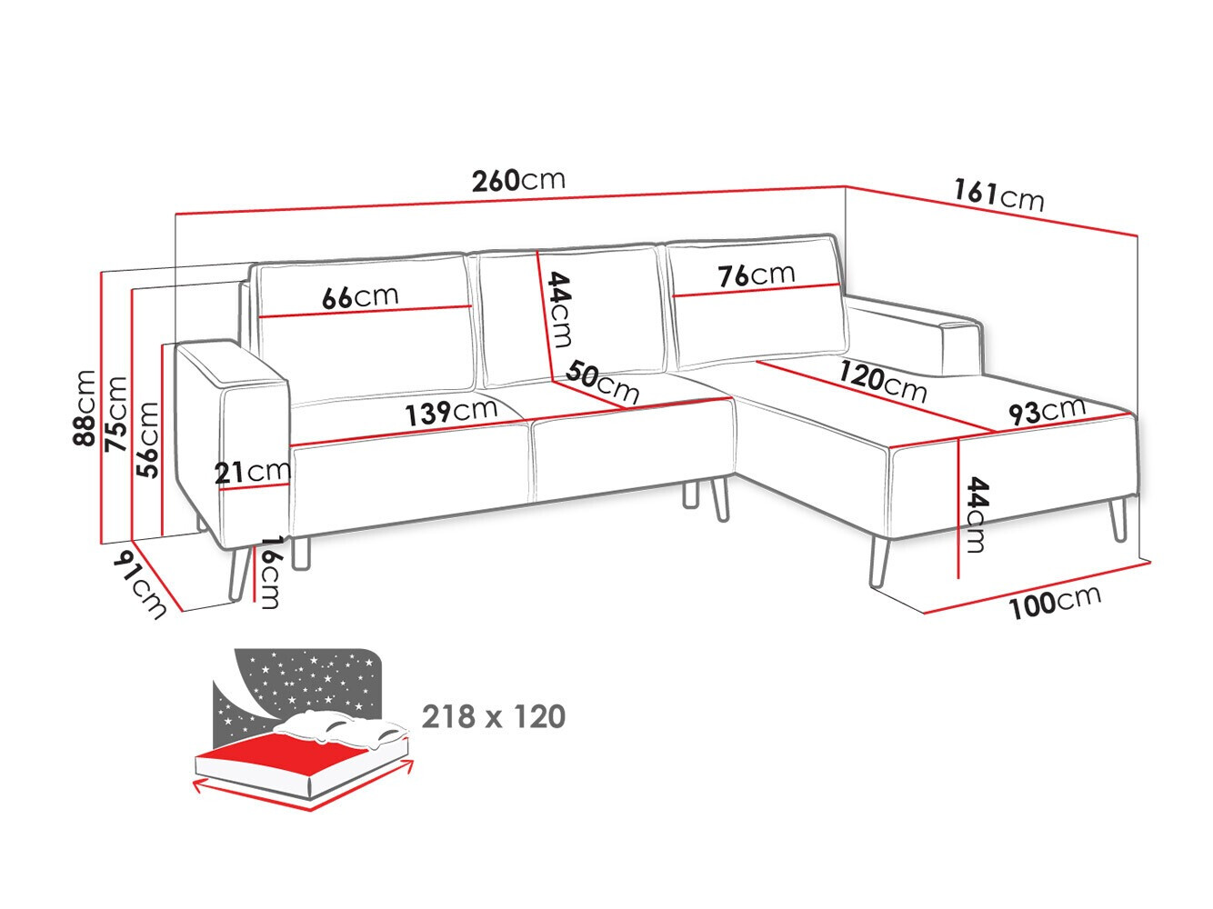 Kotna garnitura Lincoln 172 (Zetta 291)