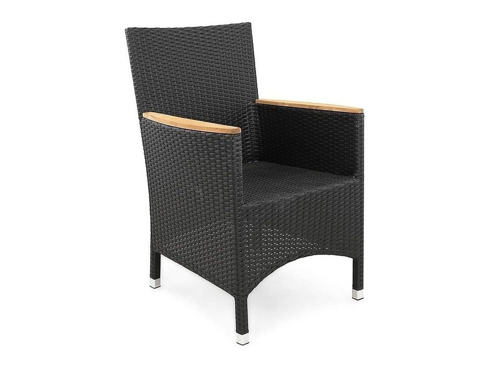 Komplet mize in stolov Comfort Garden 1443 (Črna)