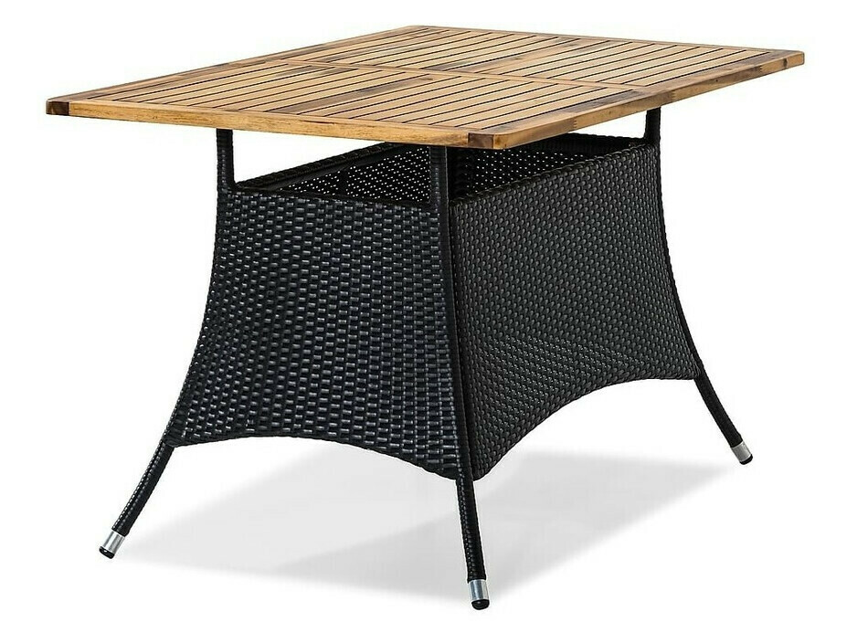 Komplet mize in stolov Comfort Garden 1443 (Črna)