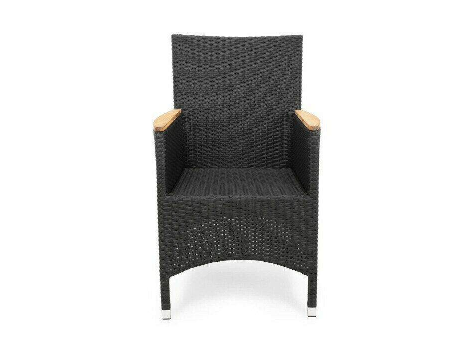 Komplet mize in stolov Comfort Garden 1443 (Črna)