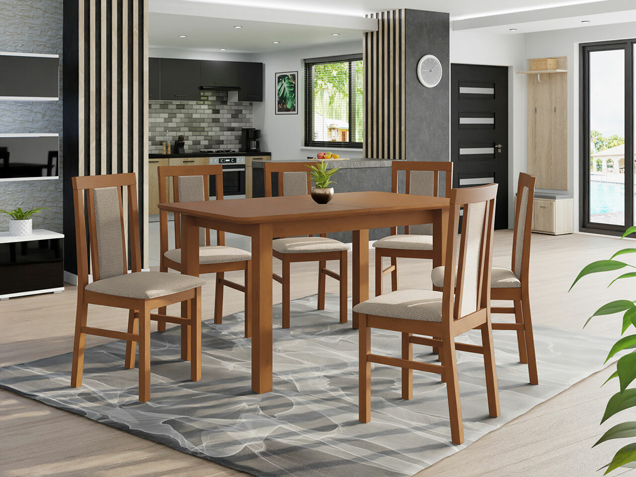 Jedilniški komplet Victorville 282