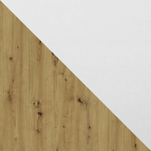 Jedilniški komplet Victorville 285 (Artisan hrast + Bela)