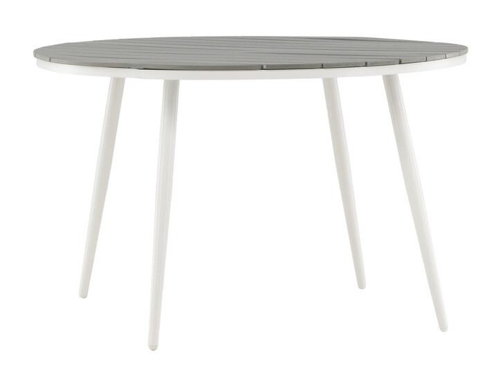 Komplet mize in stolov Dallas 4791 (Bela + Siva)