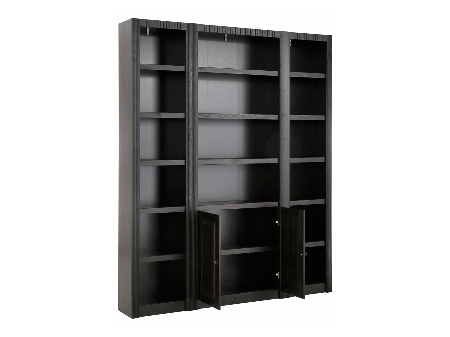 Komplet polic Tulsa 584 (Temno rjava)