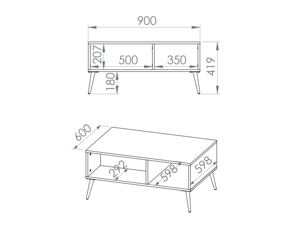 Klubska mizica Flonovu 106 (Temno zelena + Zlata)
