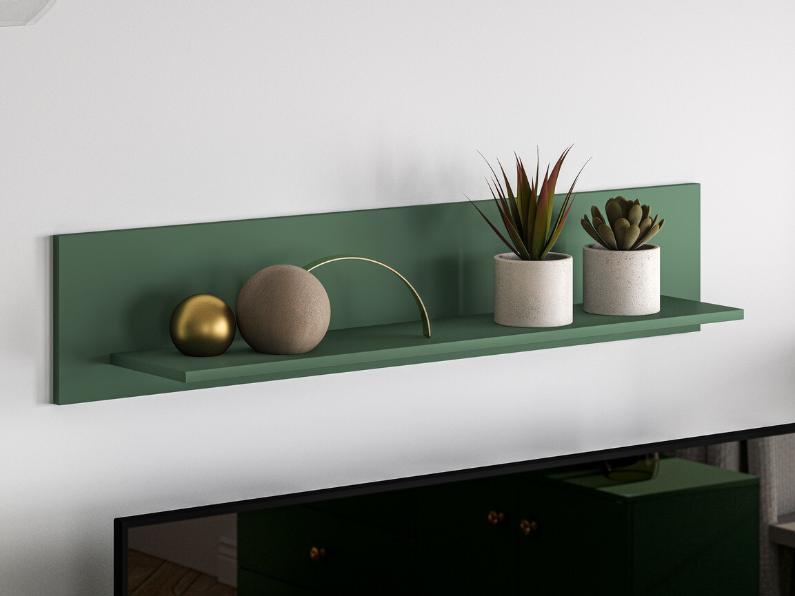 Stenska polica Flonovu 107 (Temno zelena)