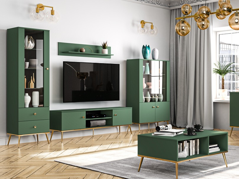 Stenska polica Flonovu 107 (Temno zelena)