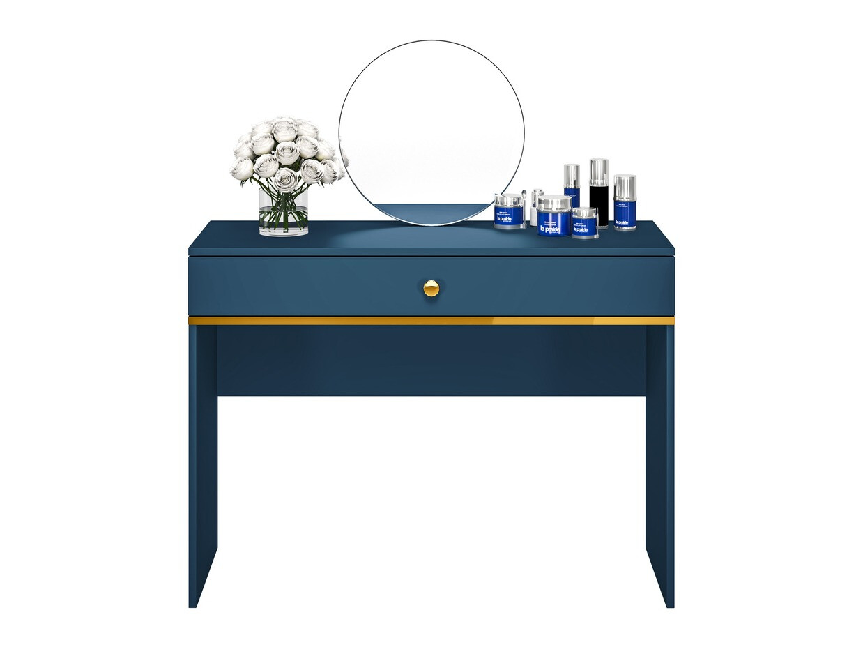 Toaletna mizica Flonovu 108 (Temno modra + Zlata)