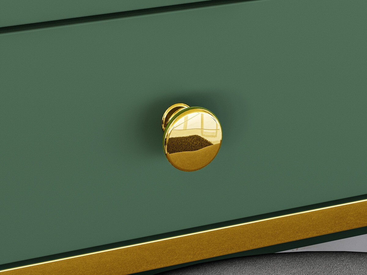 Toaletna mizica Flonovu 108 (Temno zelena + Zlata)