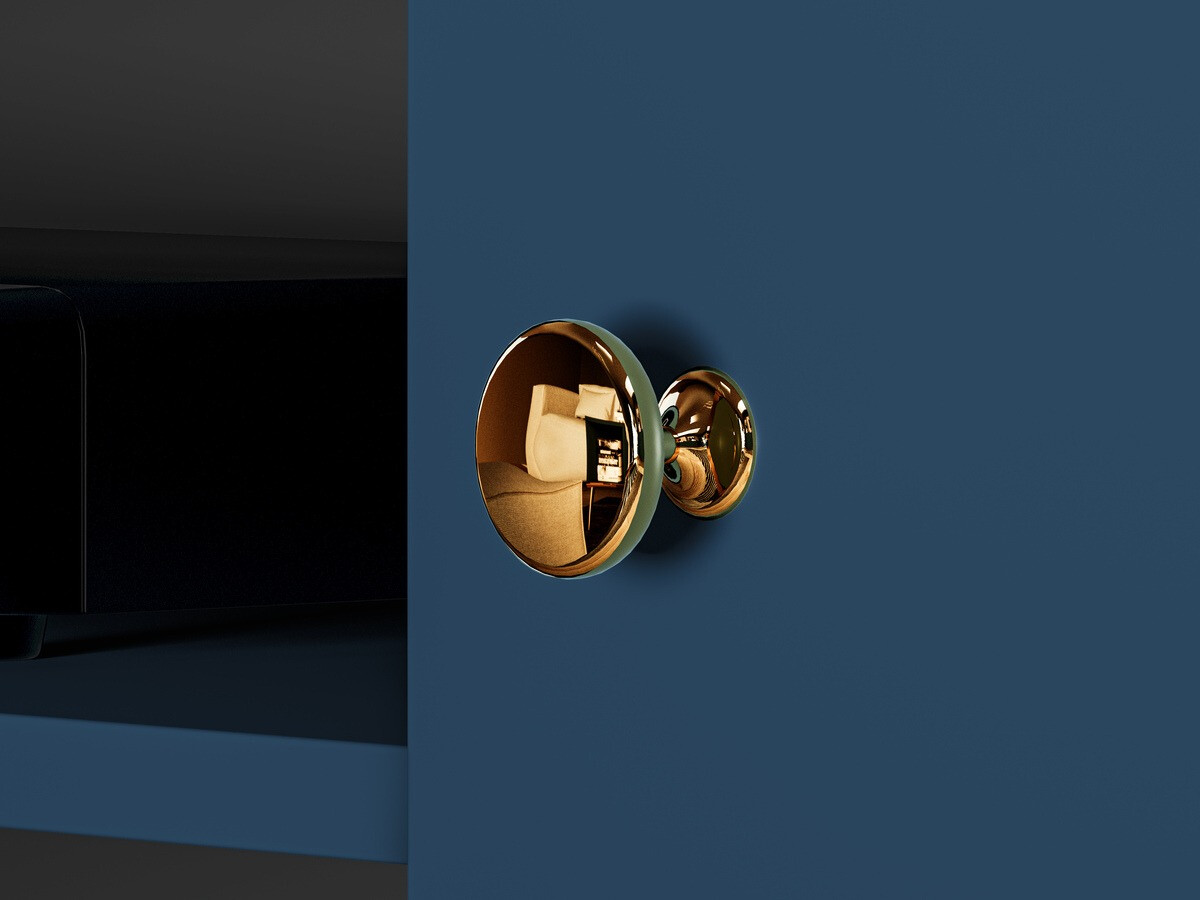 TV-omarica Flonovu 104 (Temno modra + Zlata)