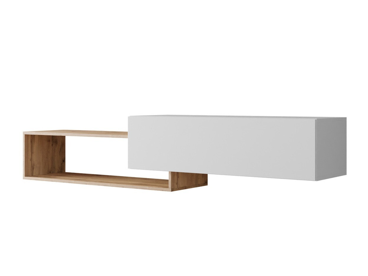 TV-omarica Pinos (Bela + Wotan hrast)