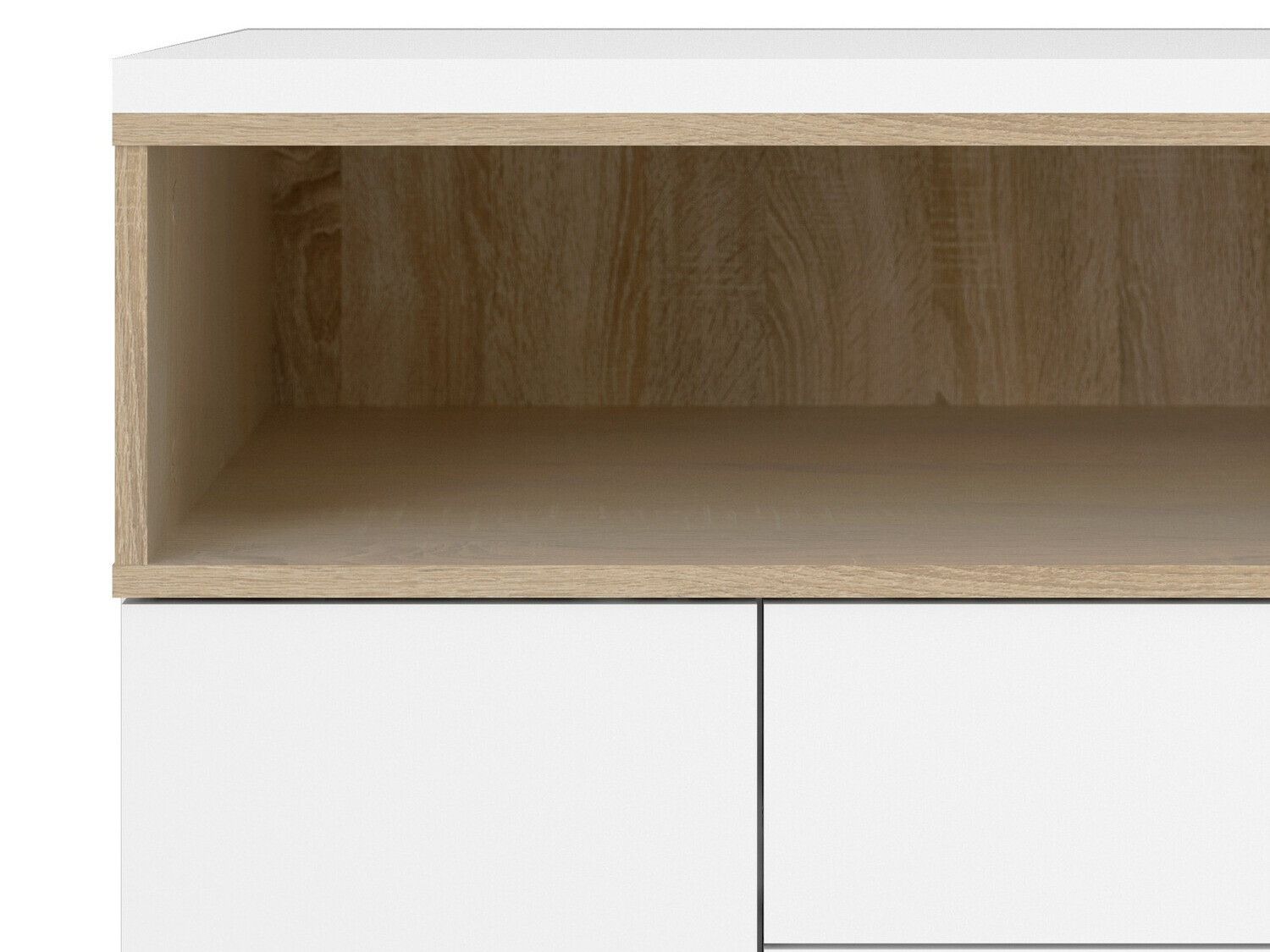 Komoda Tustin 167 (Bela + Hrast)