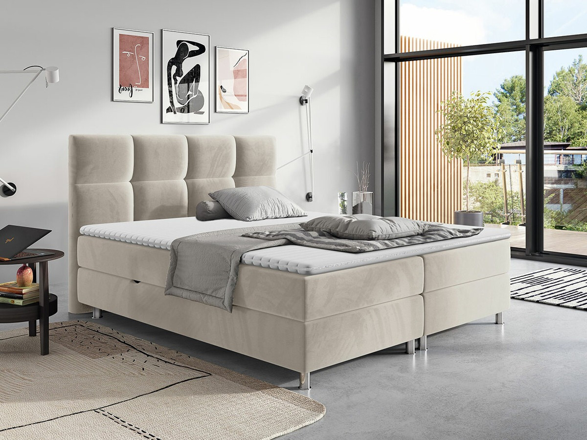 Boxspring postelja ComfiDream 123 (Fresh 01)