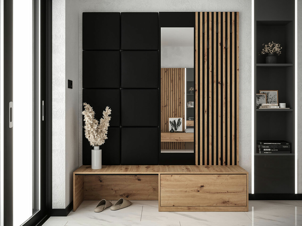 Komplet za predsobo Hartford 322 (Artisan hrast + Soft 011)