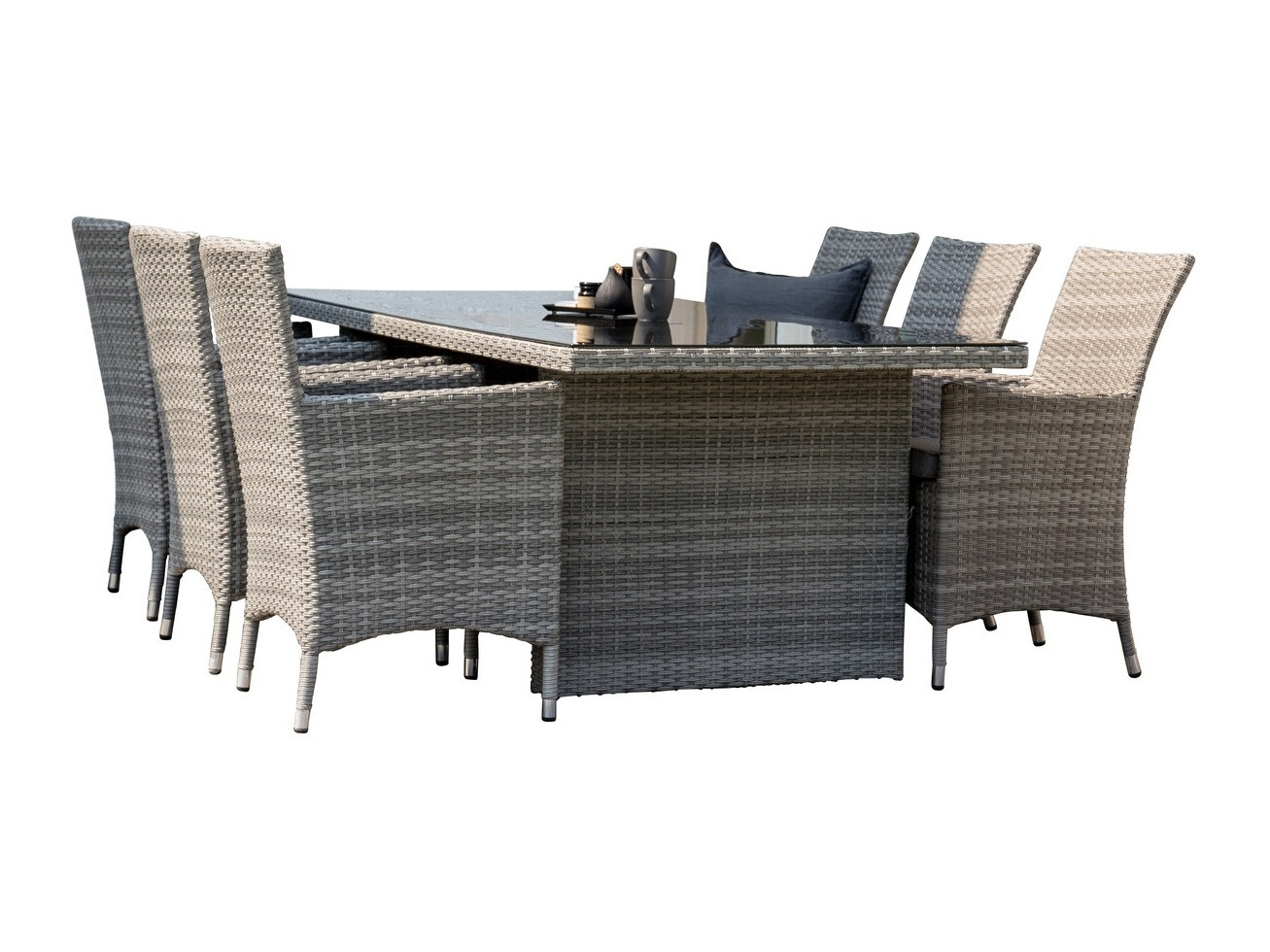 Komplet mize in stolov Dallas 3880