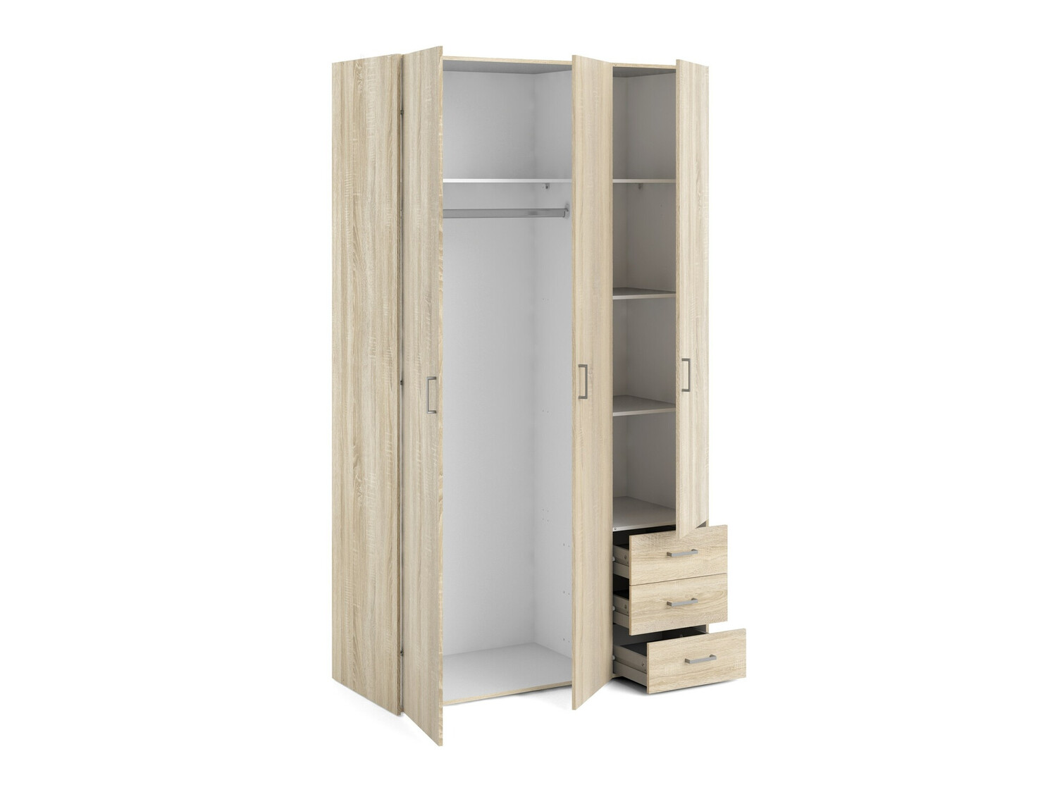 Garderobna omara Tustin S106 (Hrast)