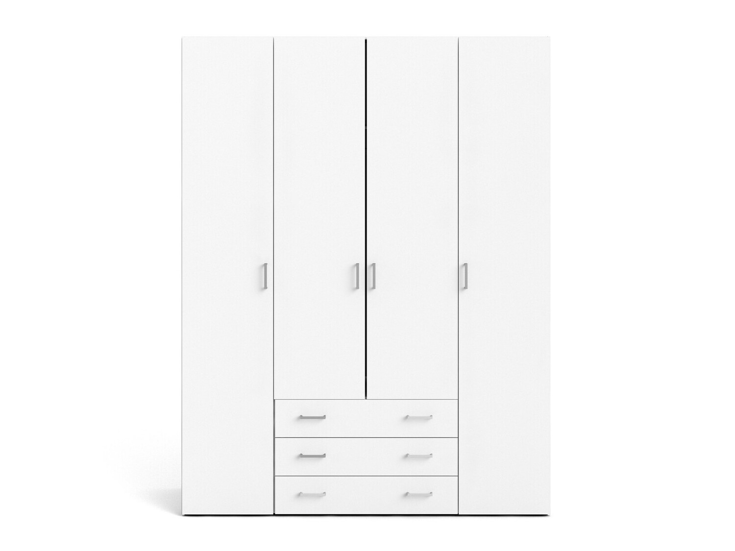 Garderobna omara Tustin S107 (Bela)