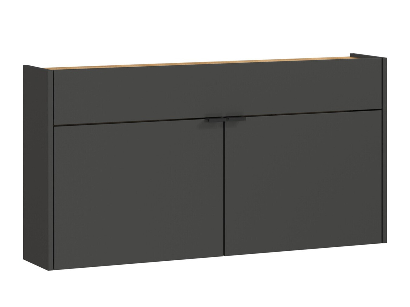 Regal za čevlje Cirsale 102 (Grafit + Navarra hrast)