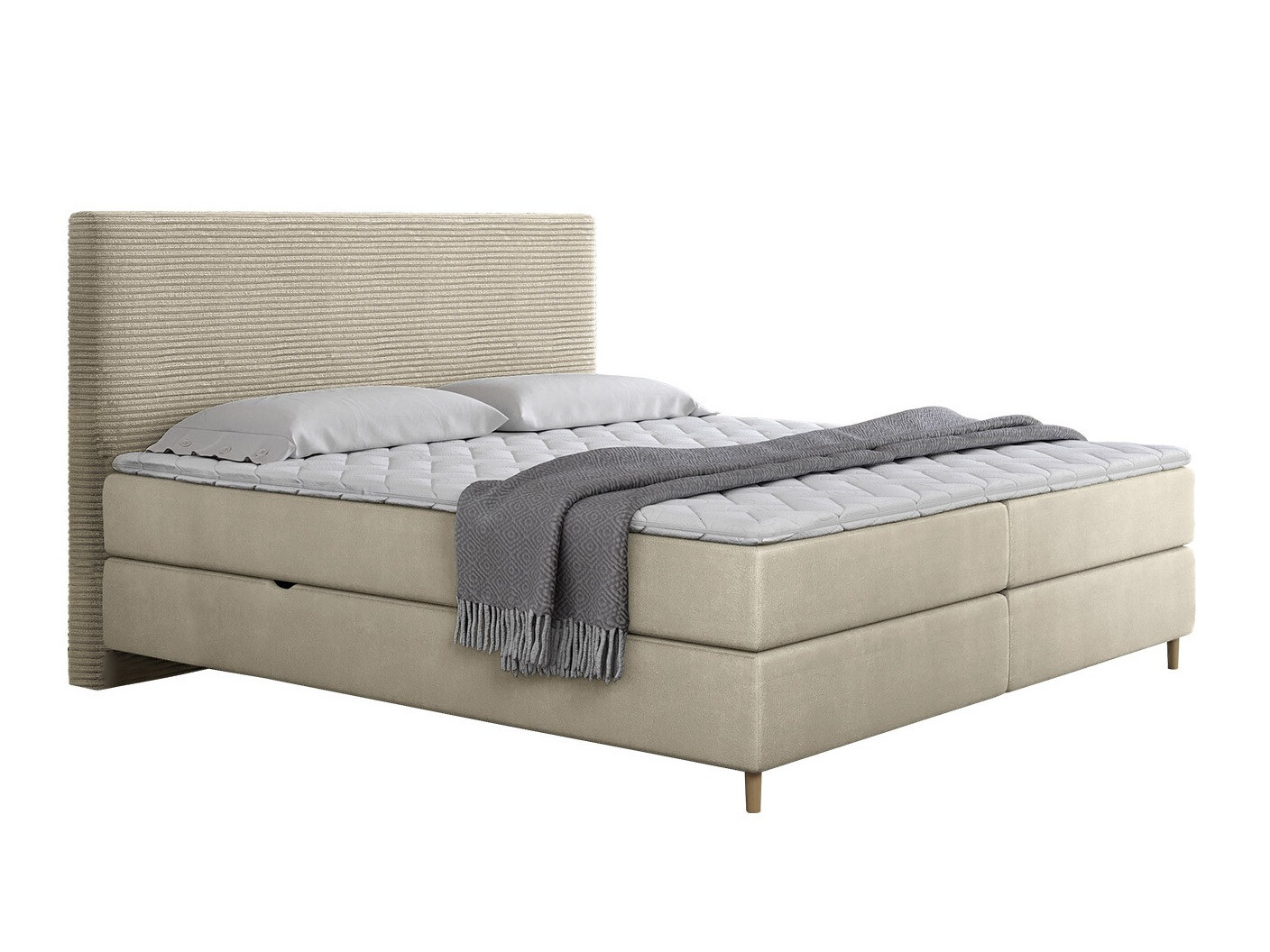 Boxspring postelja ComfiDream 177 (Poso 100 + Paros 01)