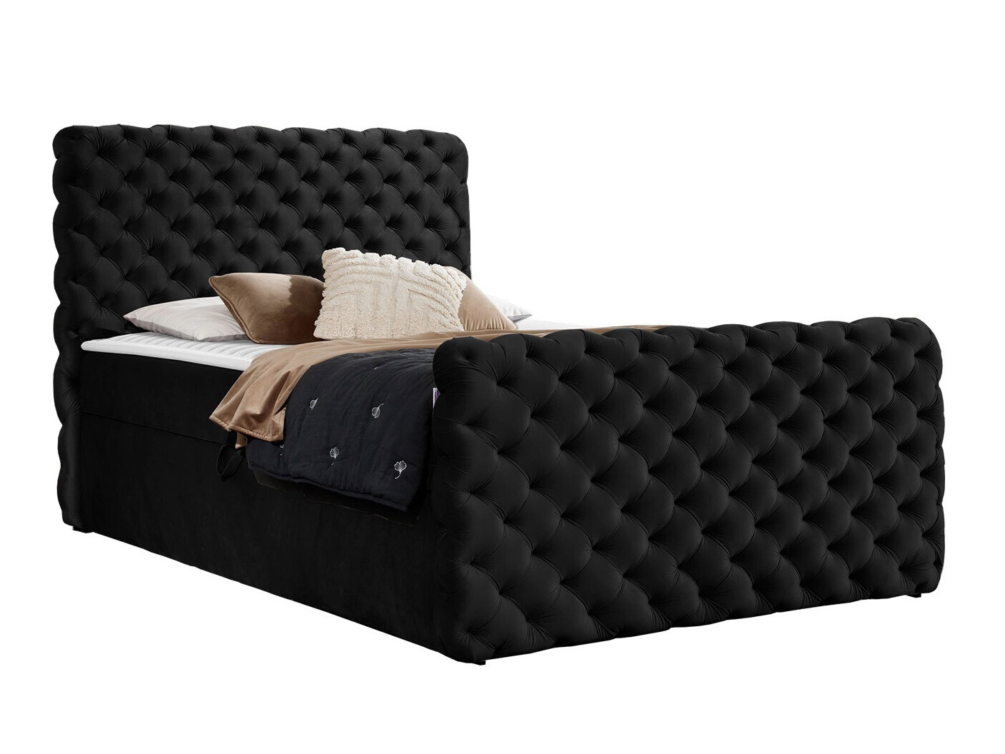 Boxspring postelja Lac I (Velluto 20)