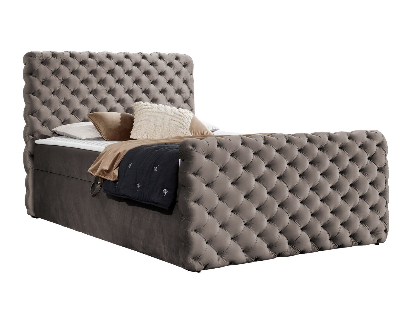 Boxspring postelja Lac I (Velluto 29)