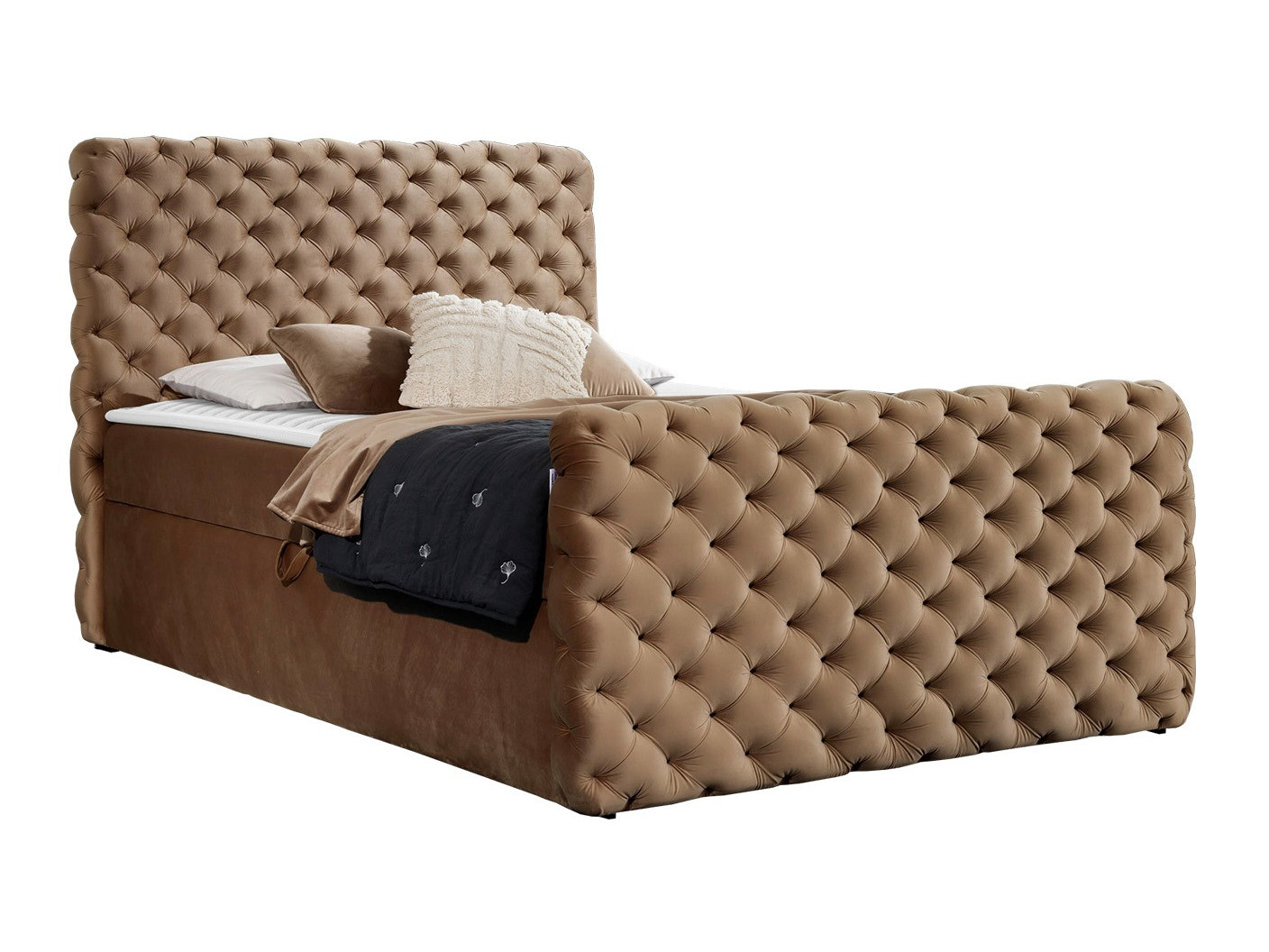 Boxspring postelja Lac I (Velluto 30)