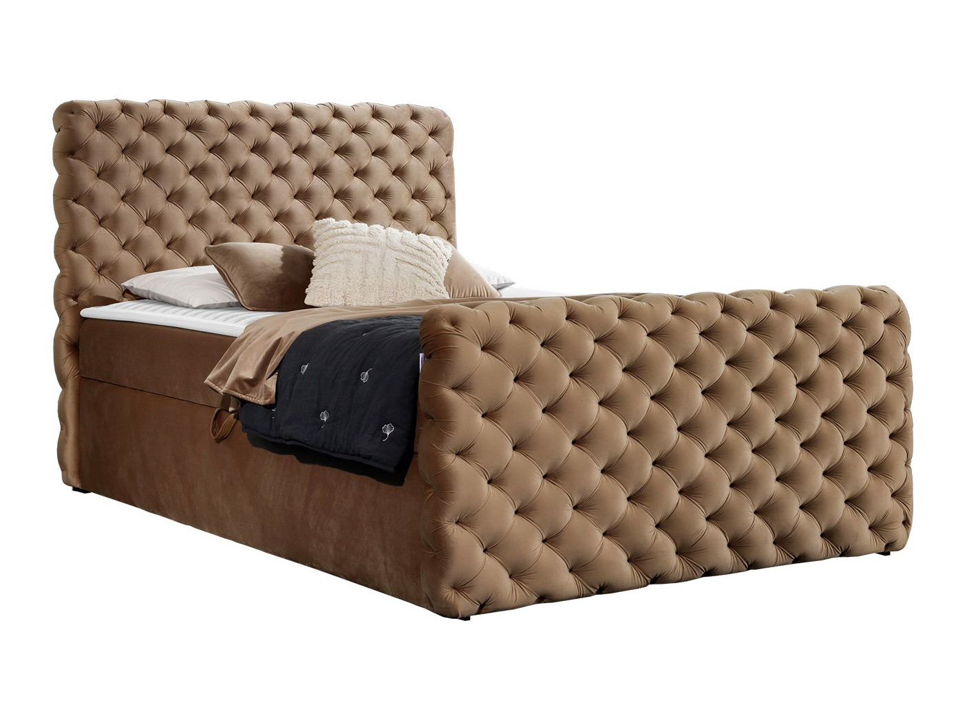 Boxspring postelja Lac I (Velluto 30)