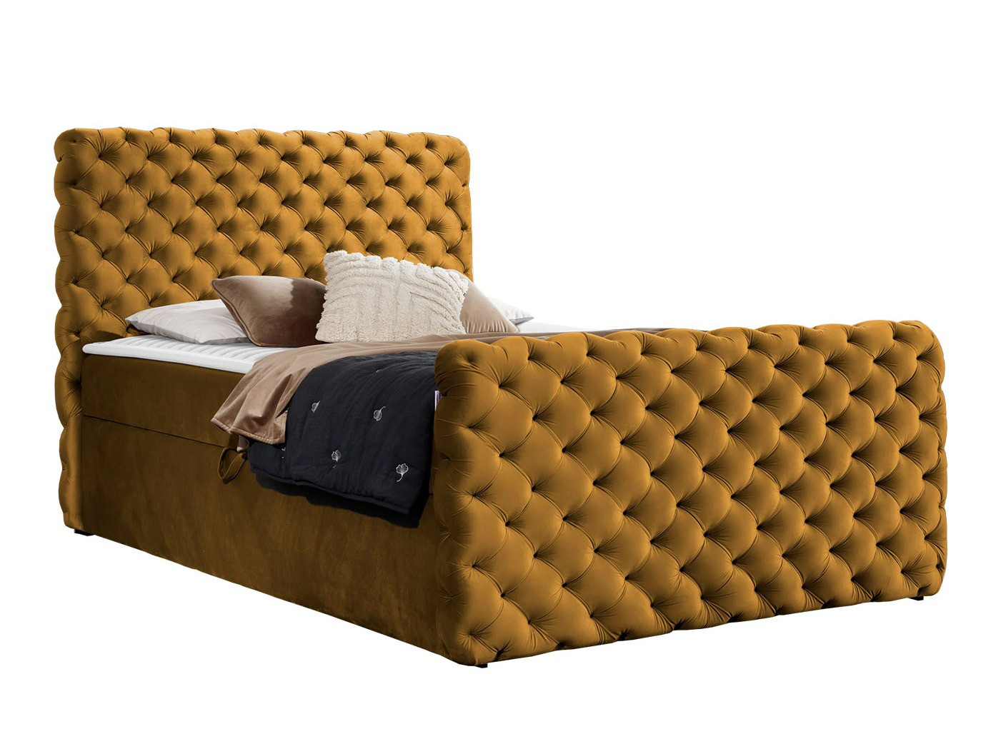 Boxspring postelja Lac I (Velluto 8)