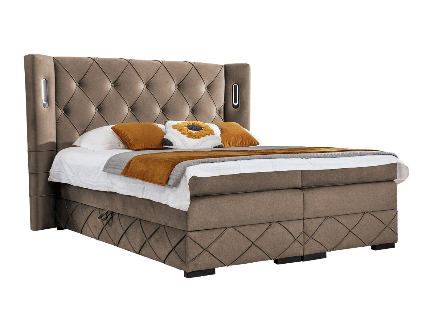 Boxspring postelja Historia (Kameleon 09)