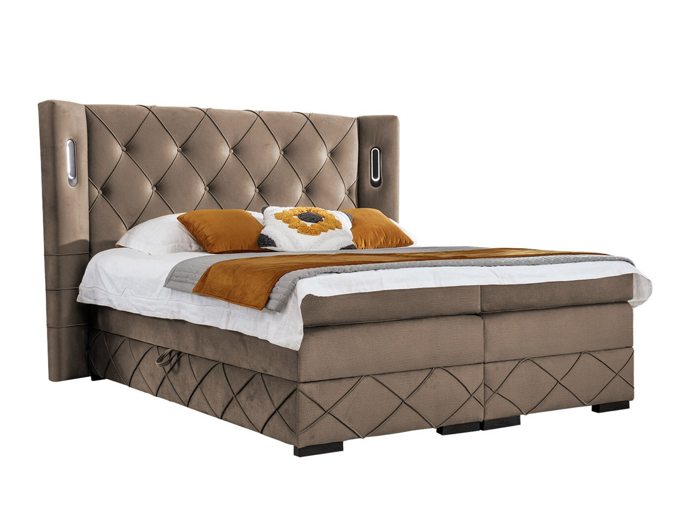 Boxspring postelja Historia (Kameleon 09)