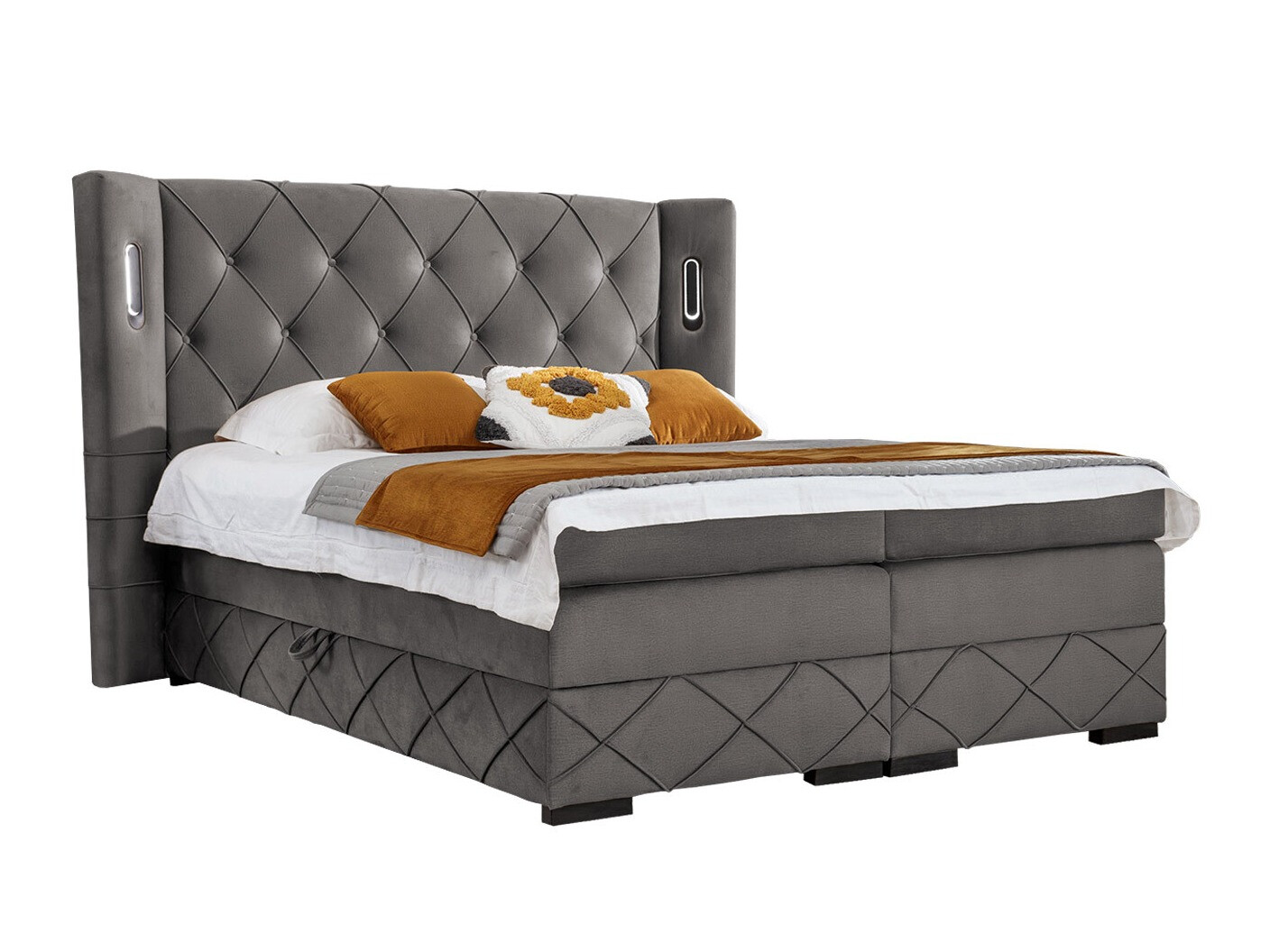 Boxspring postelja Historia (Kameleon 92)
