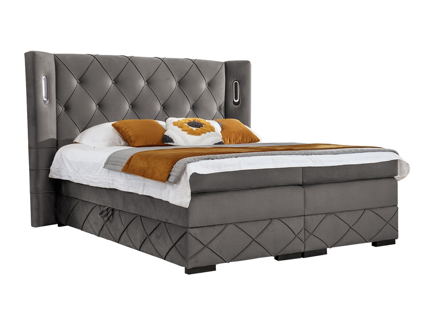 Boxspring postelja Historia (Kameleon 92)