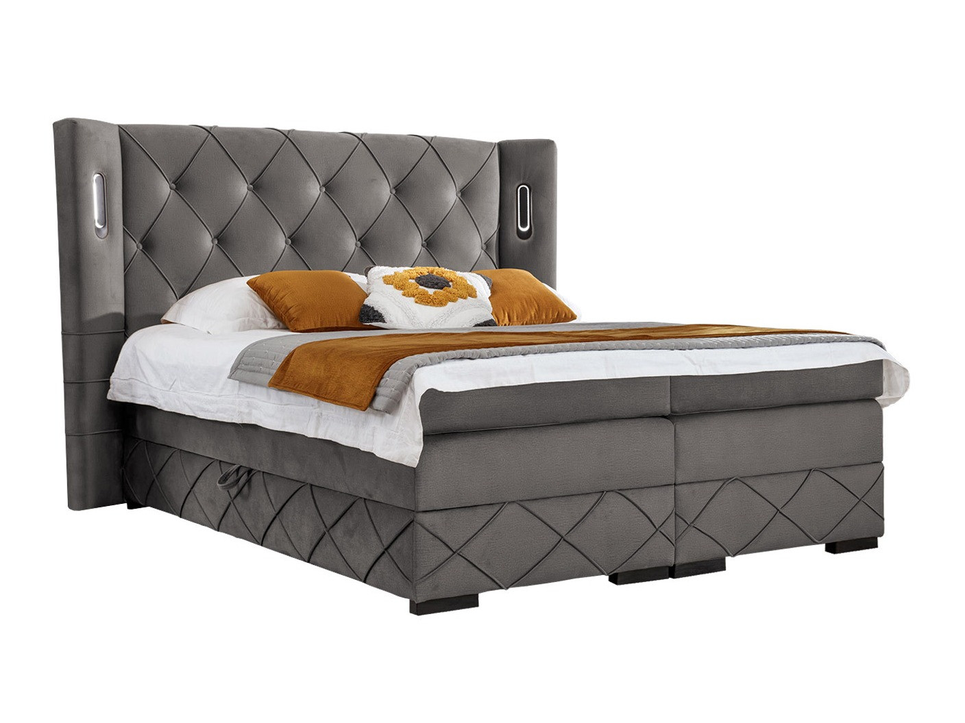 Boxspring postelja Historia (Kameleon 92)