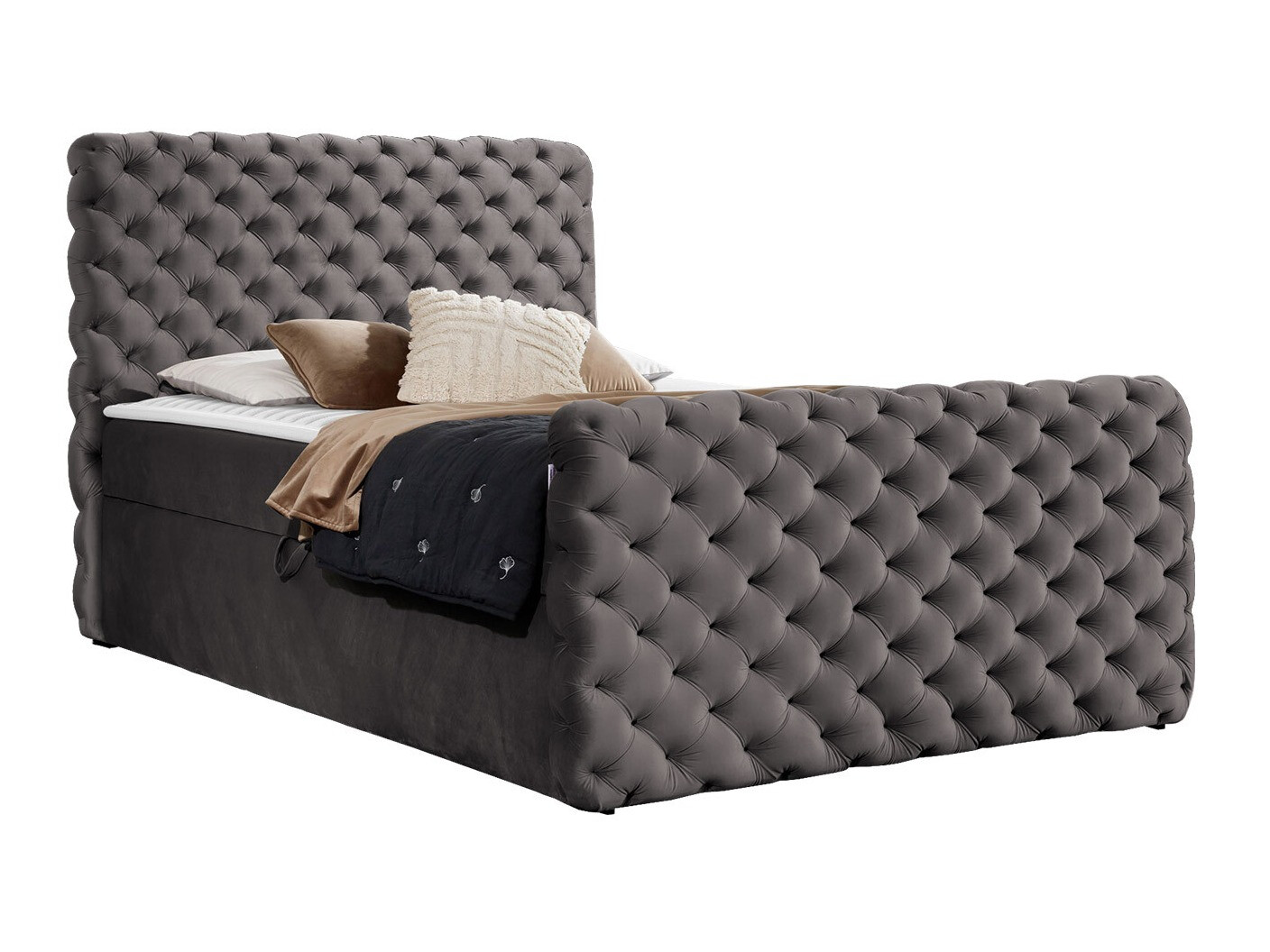 Boxspring postelja Lac I (Velluto 17)