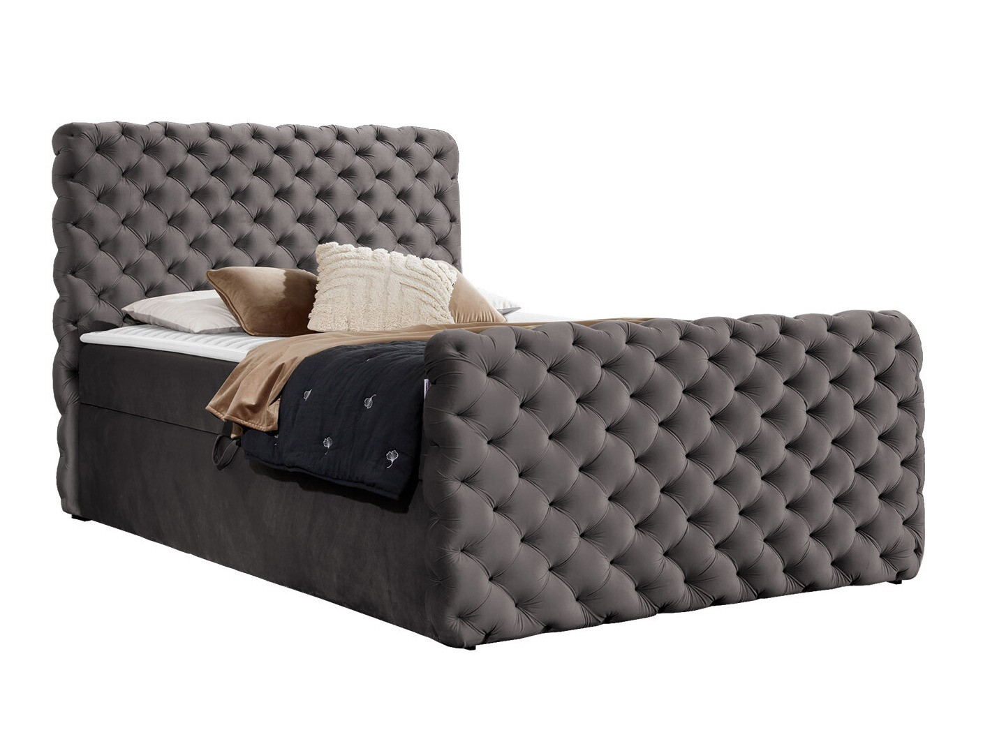 Boxspring postelja Lac I (Velluto 17)