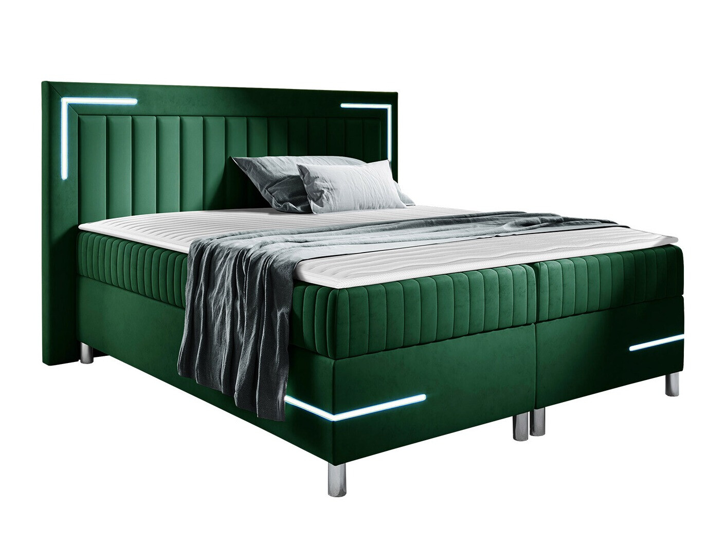 Boxspring postelja Baltimore 188 (Fresh 13)