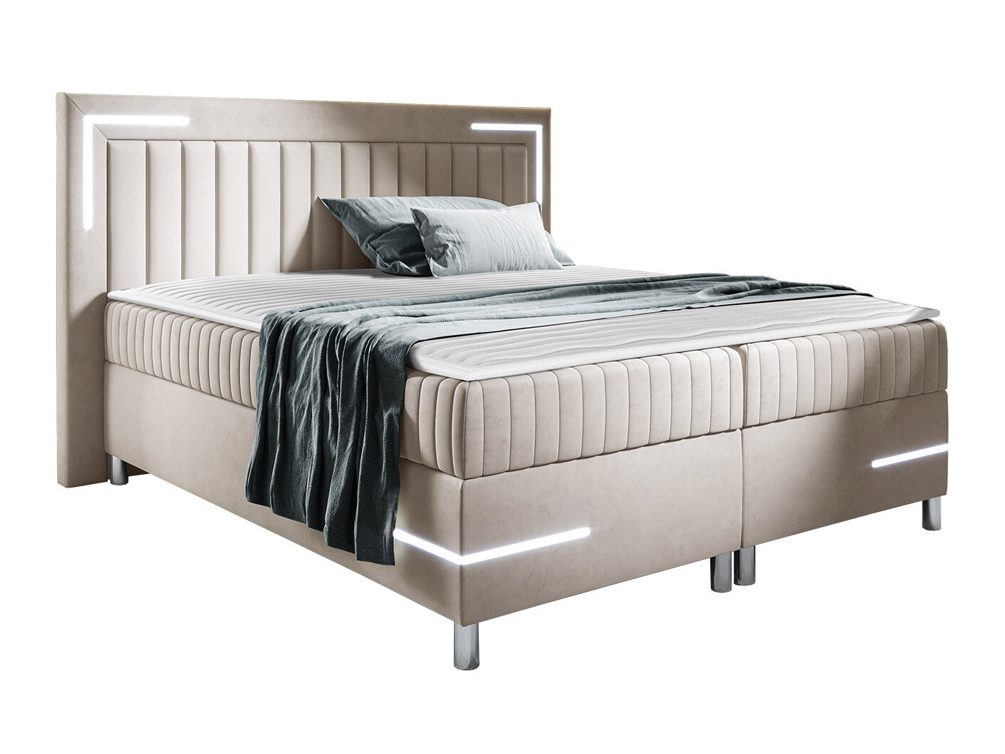 Boxspring postelja Baltimore 188 (Fresh 1)