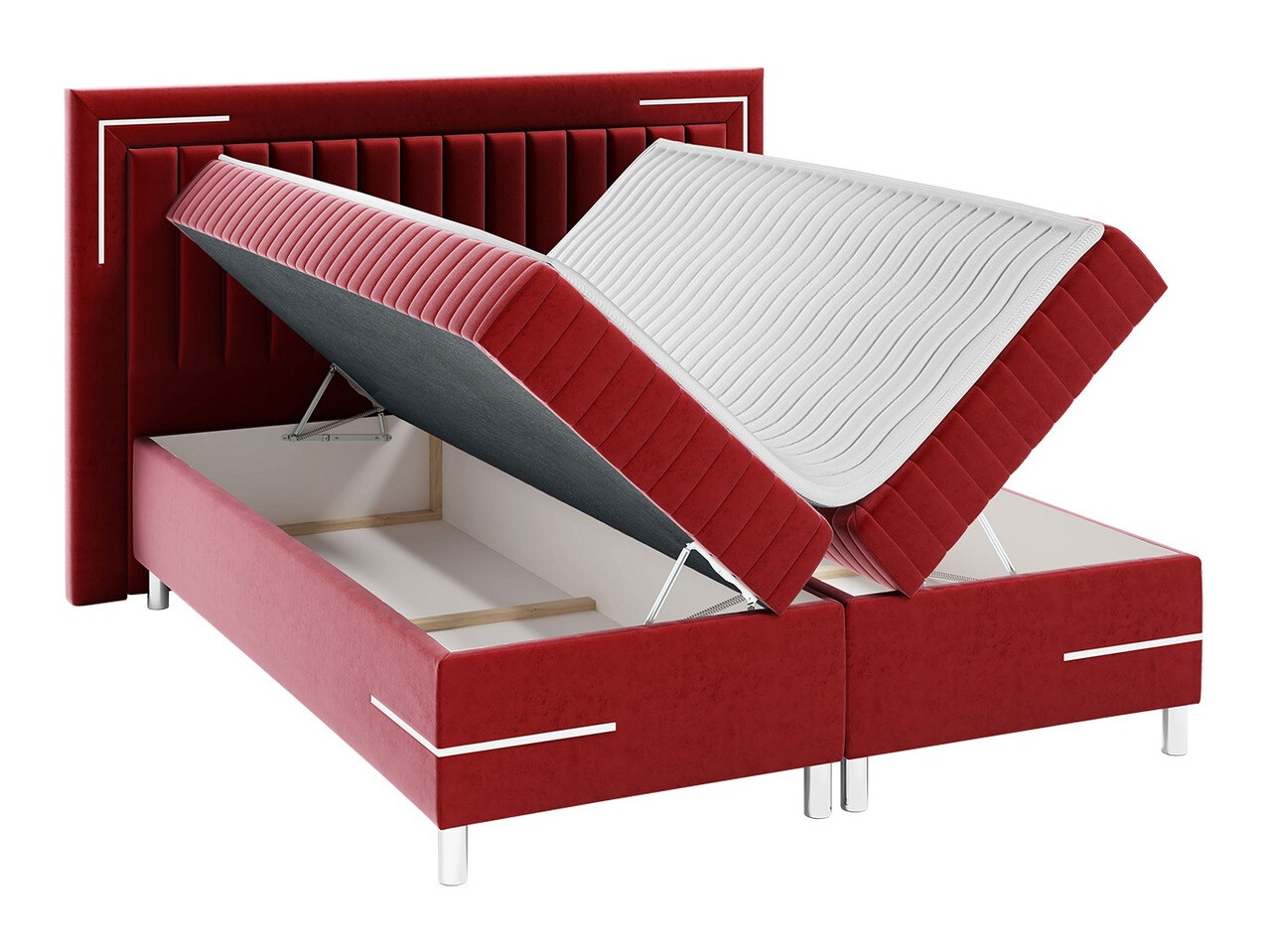 Boxspring postelja Baltimore 188 (Velluto 14)